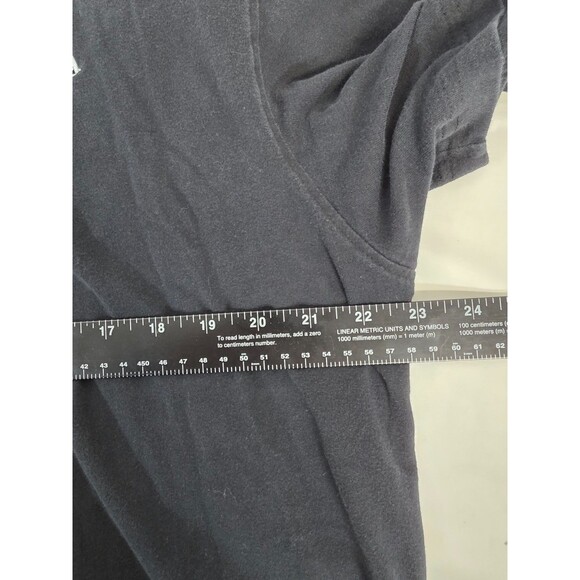 Tommy Bahama Men’s Cotton Short Sleeve Black T-shirt Gray collar Size Large - Picture 5 of 6